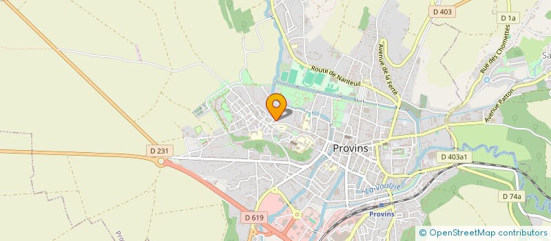localisation de l'entreprise DONVILLE DISTRIBUTION à PROVINS