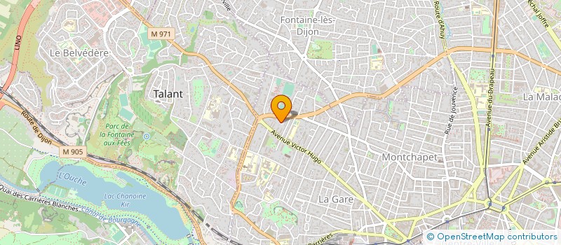 localisation de l'entreprise DONYA ORGANIZER  DIJON