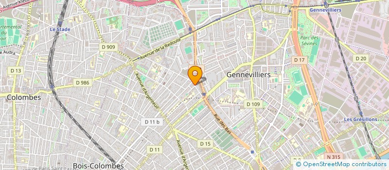 localisation de l'entreprise DONYA PARIS à ASNIERES-SUR-SEINE