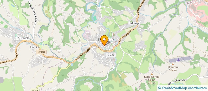 localisation de l'entreprise DONYBANE  AINHOA