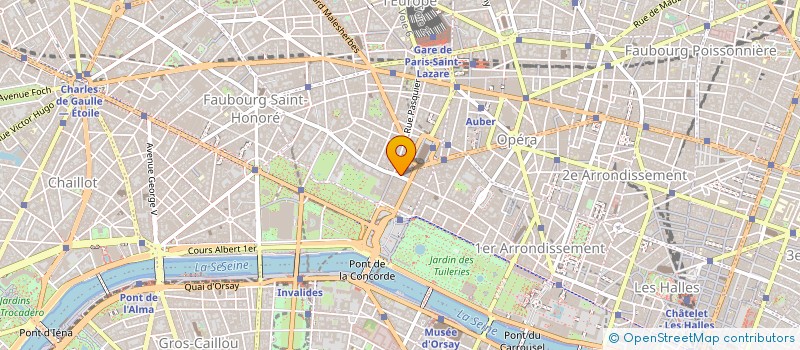 localisation de l'entreprise DONZE ORGANISATION à PARIS