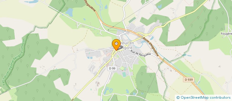 localisation de l'entreprise DONZEAU PERE ET FILS à MAREUIL EN PERIGORD