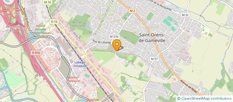 localisation de l'entreprise DONZEAU RENOVATION  SAINT-ORENS-DE-GAMEVILLE