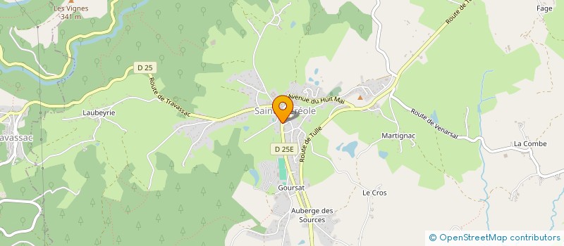 localisation de l'entreprise DONZENAC PASSION MECANIQUE ET COLLECTION  DONZENAC