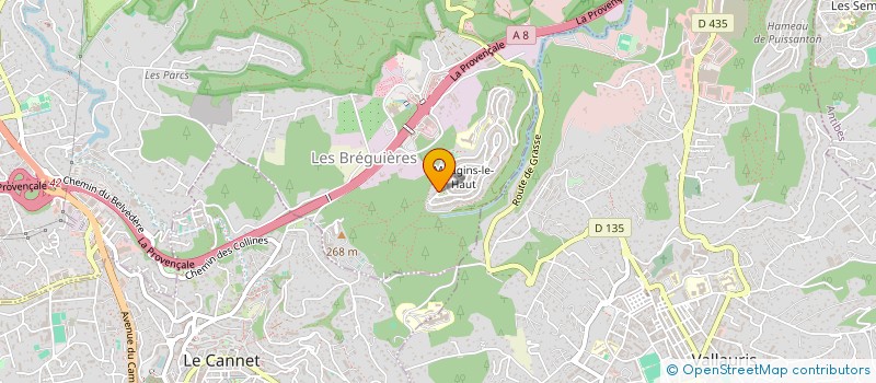 localisation de l'entreprise DONZI-FABIANO  MOUGINS