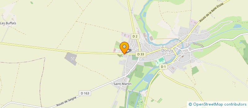 localisation de l'entreprise DONZY MOTOCULTURE  DONZY