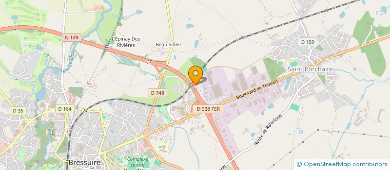 localisation de l'entreprise DOOF IMMO  BRESSUIRE