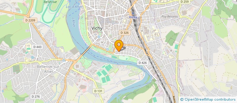 localisation de l'entreprise DOOGY DOG à VICHY