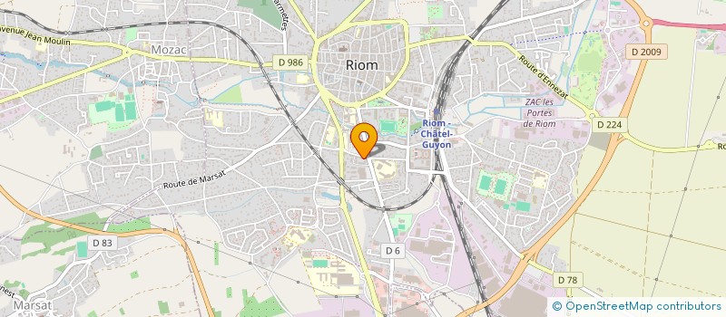 localisation de l'entreprise DOOLY  RIOM