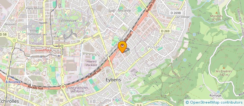 localisation de l'entreprise DOOP MUSIC  EYBENS