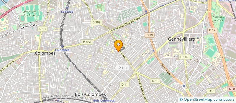 localisation de l'entreprise DOOPERA à BOIS COLOMBES
