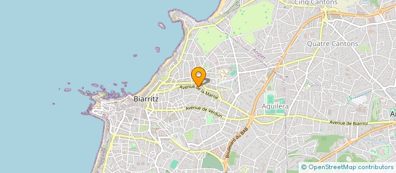 localisation de l'entreprise DOORS à BIARRITZ