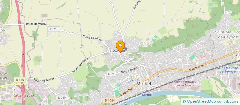 localisation de l'entreprise DOORTAL à MIRIBEL