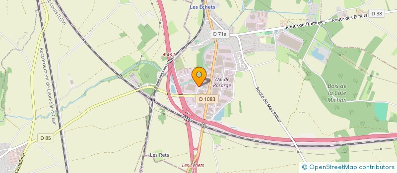 localisation de l'entreprise DOORTAL SYSTEMS à MIRIBEL