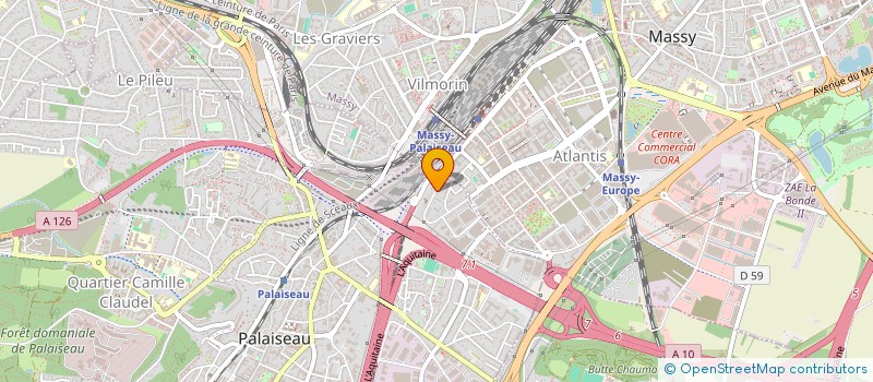 localisation de l'entreprise DOOSTAN à PALAISEAU