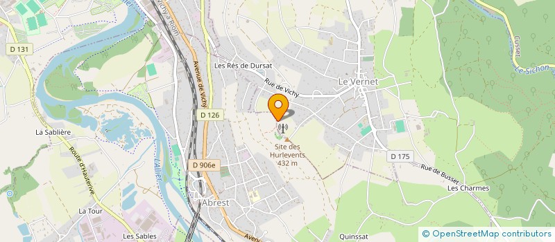 localisation de l'entreprise DOPADI  LE VERNET