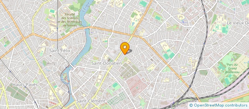 localisation de l'entreprise DOPALINE  NANTES