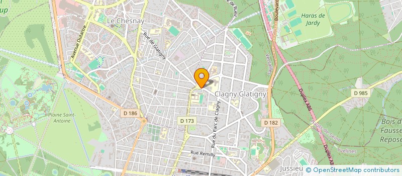 localisation de l'entreprise DOPAMINE à VERSAILLES