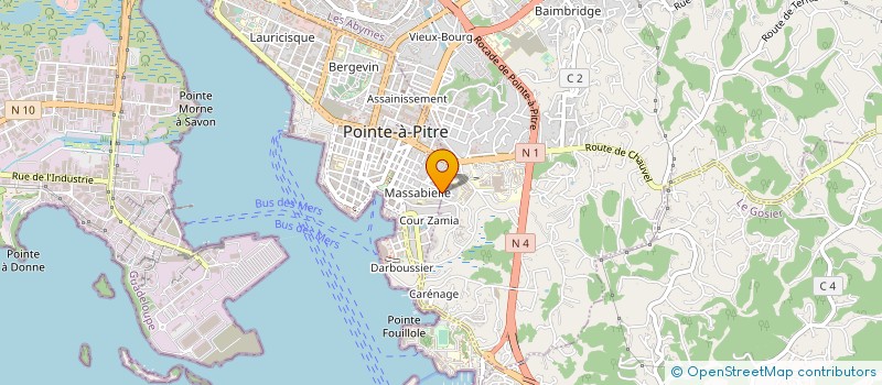 localisation de l'entreprise DOPAMINE CARE ANTILLES à POINTE-A-PITRE