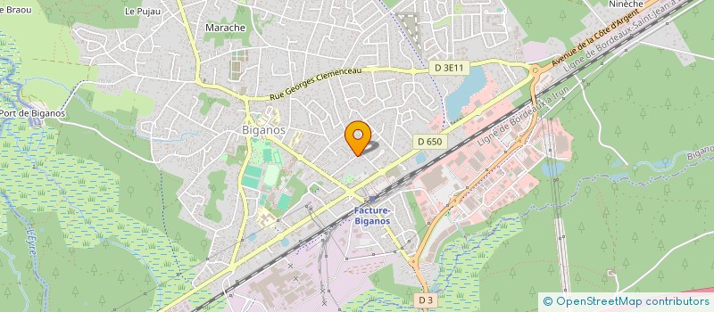 localisation de l'entreprise DOPAMINE COMPANY  BIGANOS