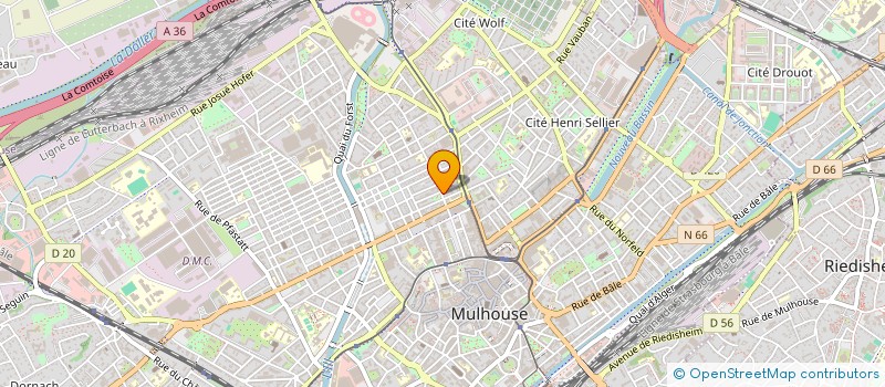 localisation de l'entreprise DOPASCH à MULHOUSE