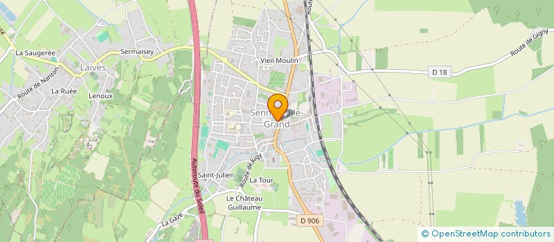 localisation de l'entreprise DOPE à SENNECEY-LE-GRAND