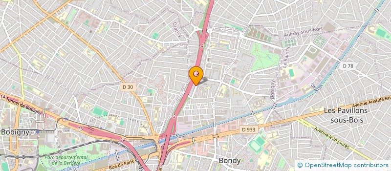 localisation de l'entreprise DOPE BOYZ  BONDY