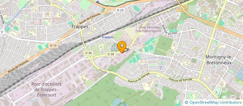 localisation de l'entreprise DOPHIN à TRAPPES