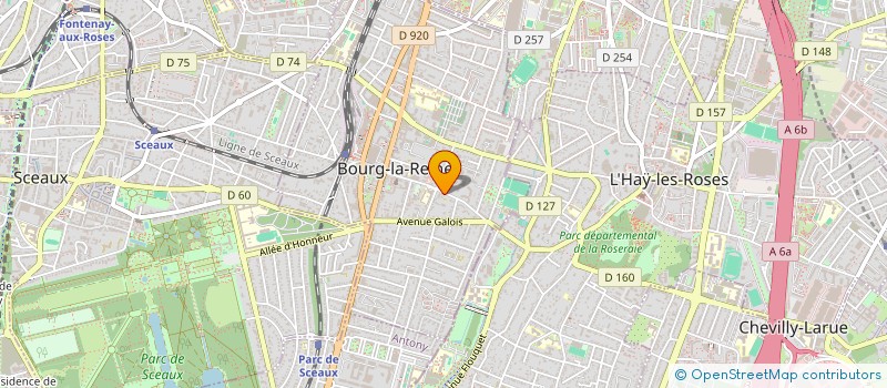 localisation de l'entreprise DOPHINI à BOURG-LA-REINE