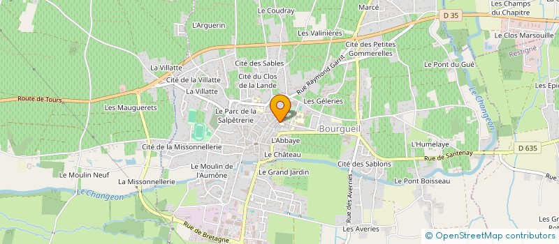 localisation de l'entreprise DOPIR à BOURGUEIL