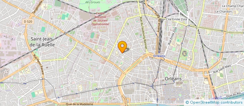 localisation de l'entreprise DOPP à ORLEANS