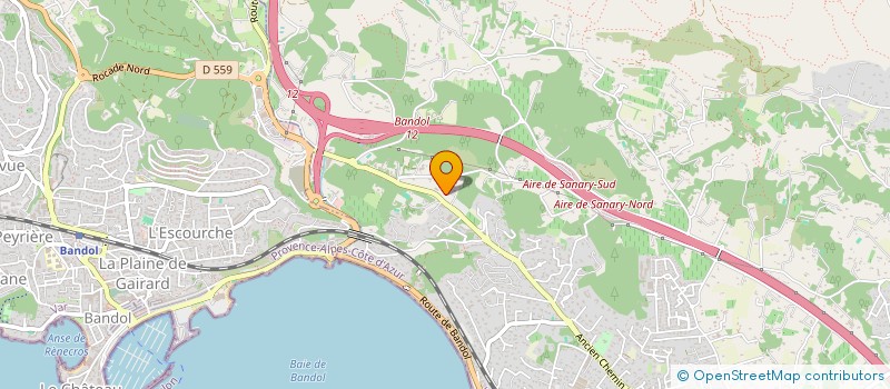 localisation de l'entreprise DOPPIEZZA à SANARY-SUR-MER