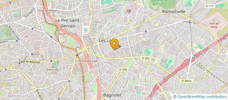 localisation de l'entreprise DOR à LES LILAS