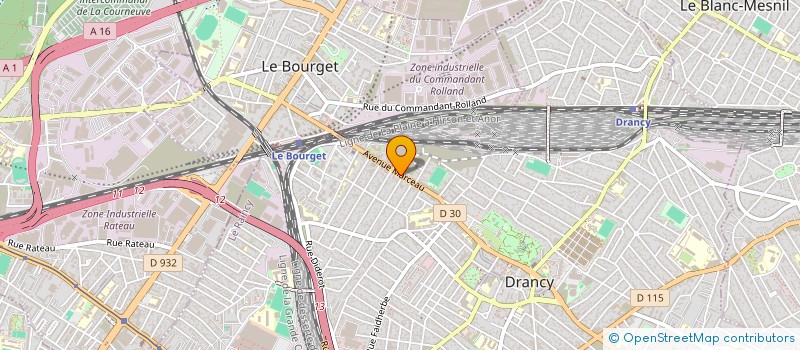 localisation de l'entreprise DOR BAT à DRANCY