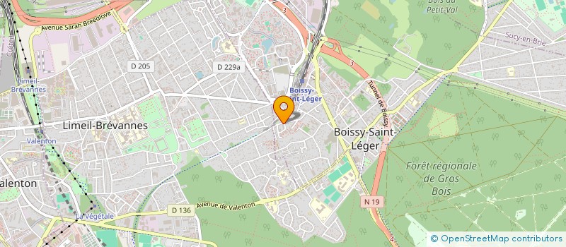 localisation de l'entreprise DOR VTC à BOISSY-SAINT-LEGER