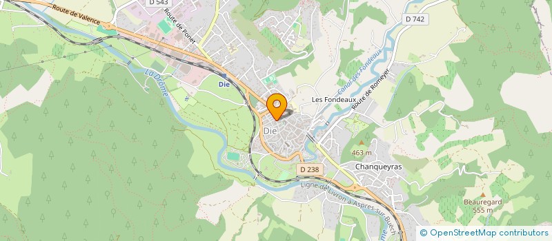 localisation de l'entreprise DORA à DIE
