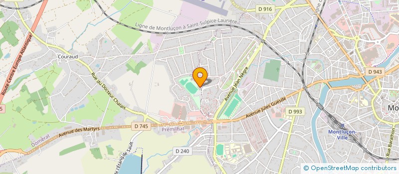localisation de l'entreprise DORA à DOMERAT