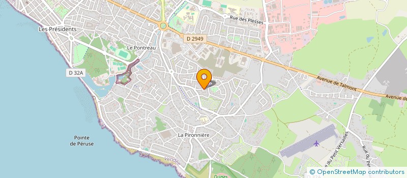 localisation de l'entreprise DORA à LES SABLES D'OLONNE