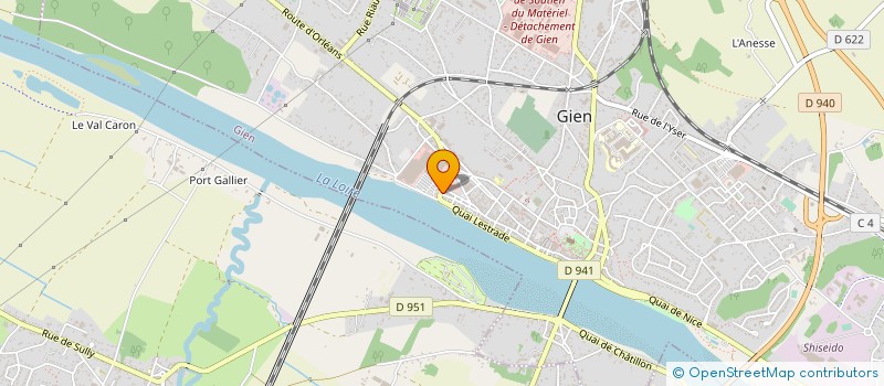 localisation de l'entreprise DORA SUSHI  GIEN