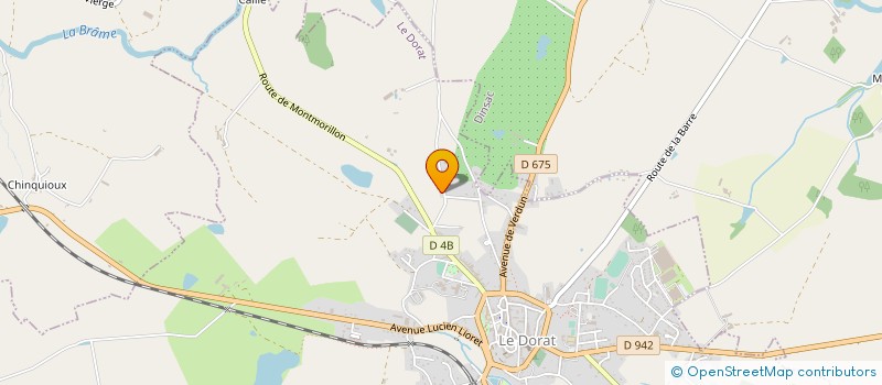 localisation de l'entreprise DORA'TONIC87  LE DORAT