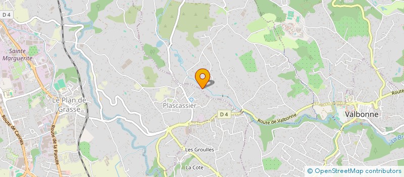 localisation de l'entreprise DORABELLA  CHATEAUNEUF-GRASSE