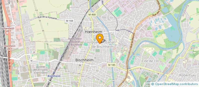 localisation de l'entreprise DORACAN BOULANGERIE SARL  BISCHHEIM