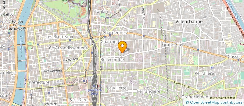 localisation de l'entreprise DORAI DAVID ET MEYER  VILLEURBANNE