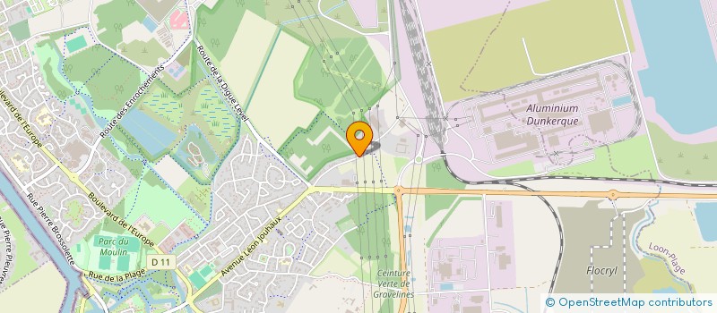 localisation de l'entreprise DORAL à GRAVELINES