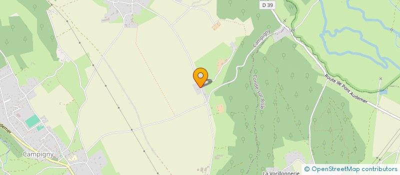localisation de l'entreprise DORALI  CAMPIGNY