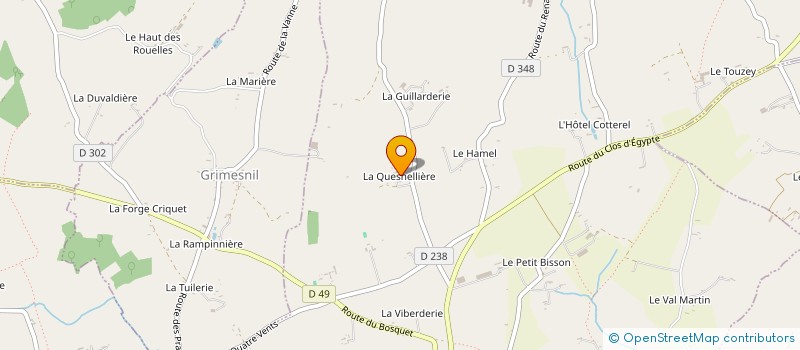 localisation de l'entreprise DORANGE GESTION  SAINT-DENIS-LE-GAST