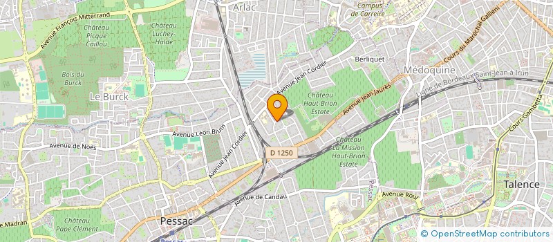 localisation de l'entreprise DORARD  PESSAC