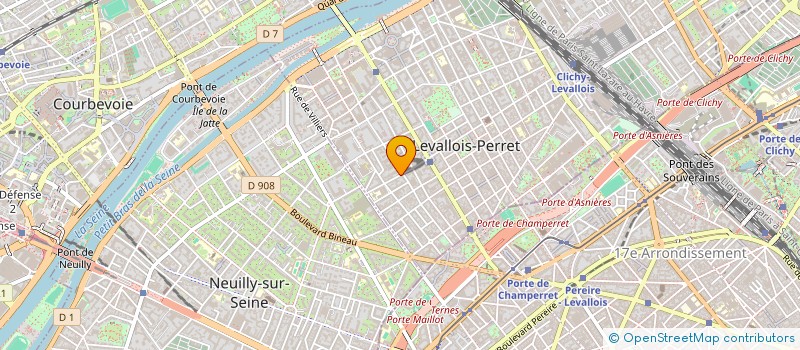 localisation de l'entreprise DORAYIKI à LEVALLOIS-PERRET