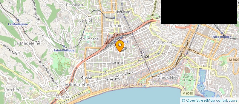 localisation de l'entreprise DORAZUR à NICE