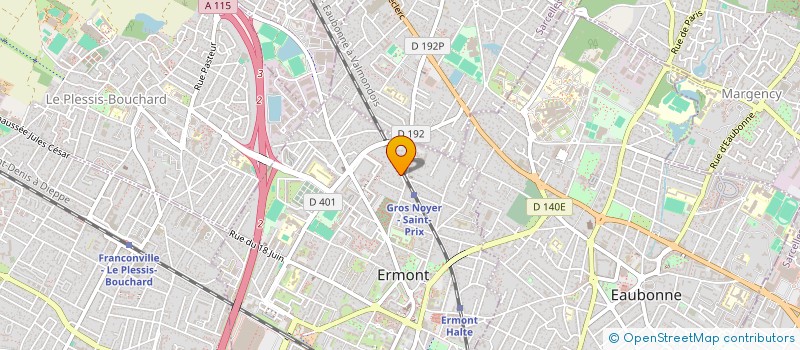 localisation de l'entreprise DORBANE CONSULTING  ERMONT